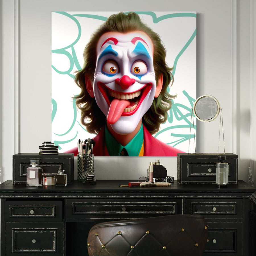 Expressive Joker Portrait - Déco Murale Design