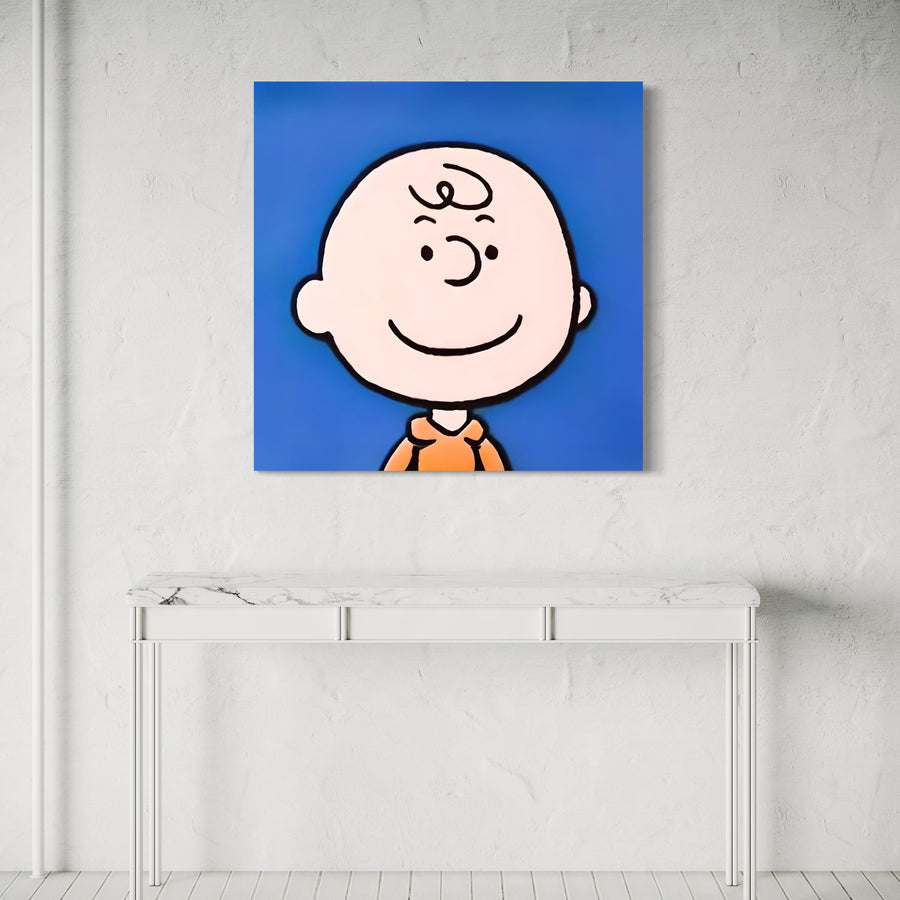 Painting Charlie Brown Portrait - Cadre Déco Simple