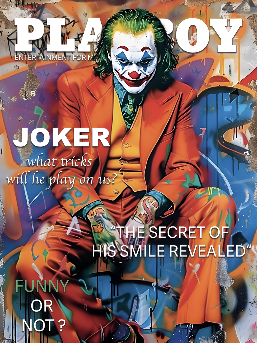 Tableau Playboy Joker - Tableau Déco