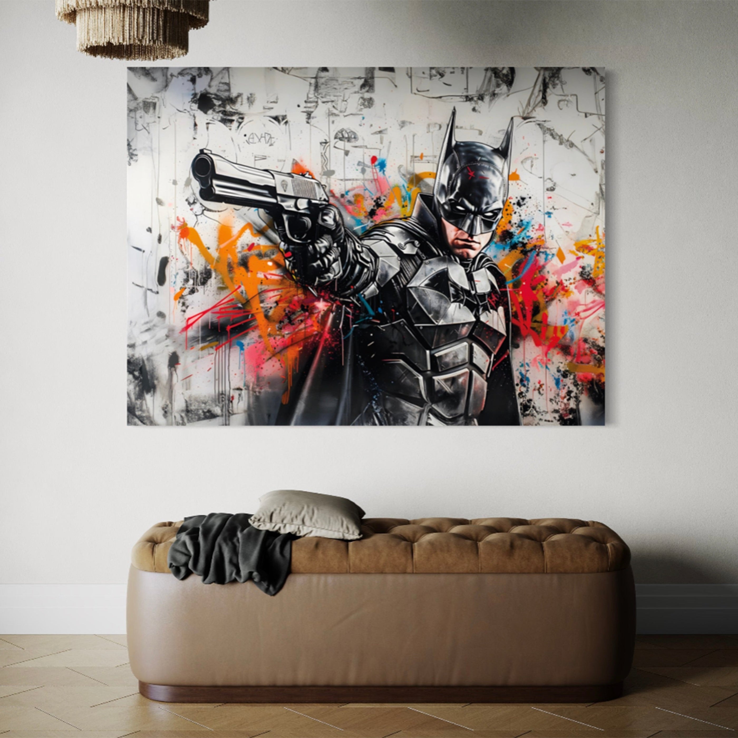 Tableau Street Art Batman - Powerful wall decoration