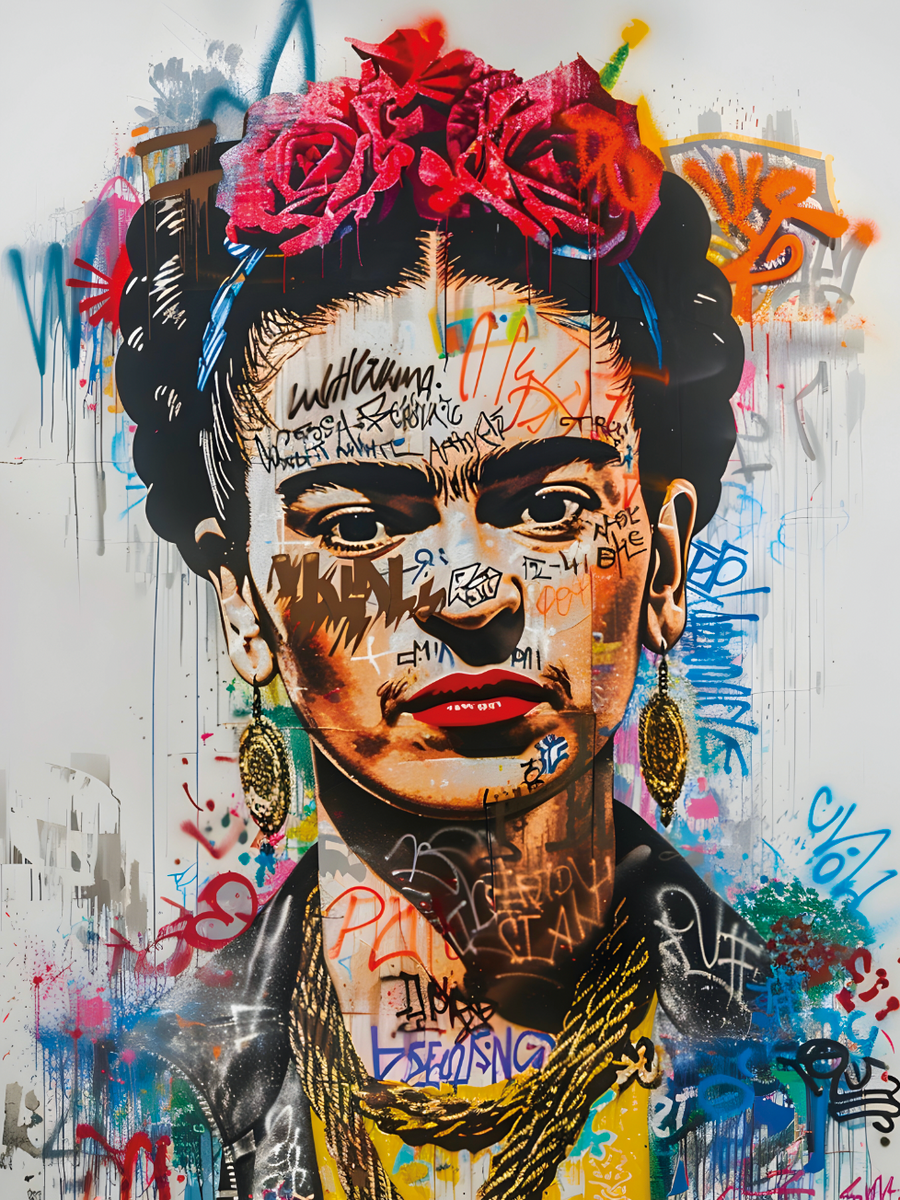 Tableau Contemporain Frida Kahlo - Cadre Déco Tendance