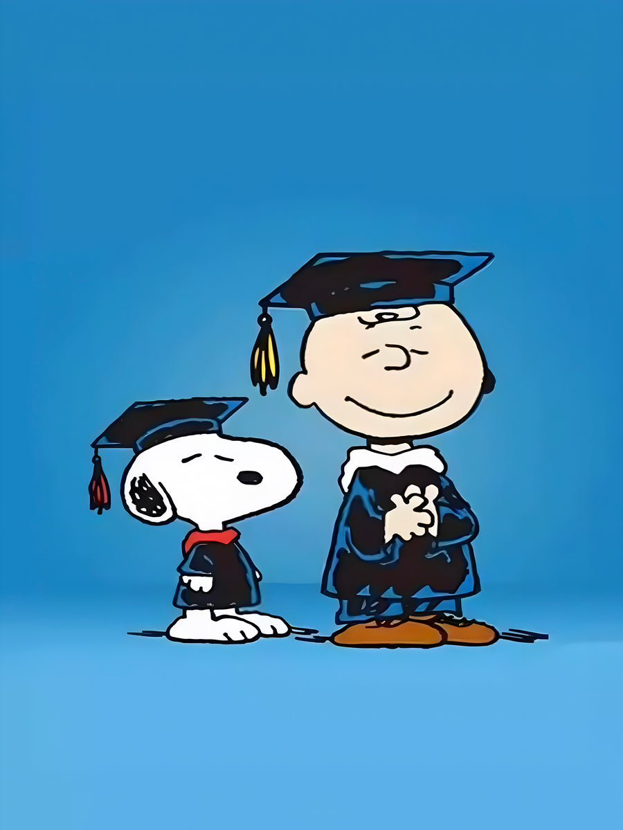 Tableau Snoopy Graduation Day - Educational picture frame