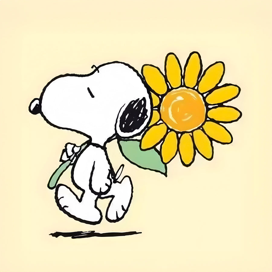 Snoopy Sunflower Joy - Colorful wall decor