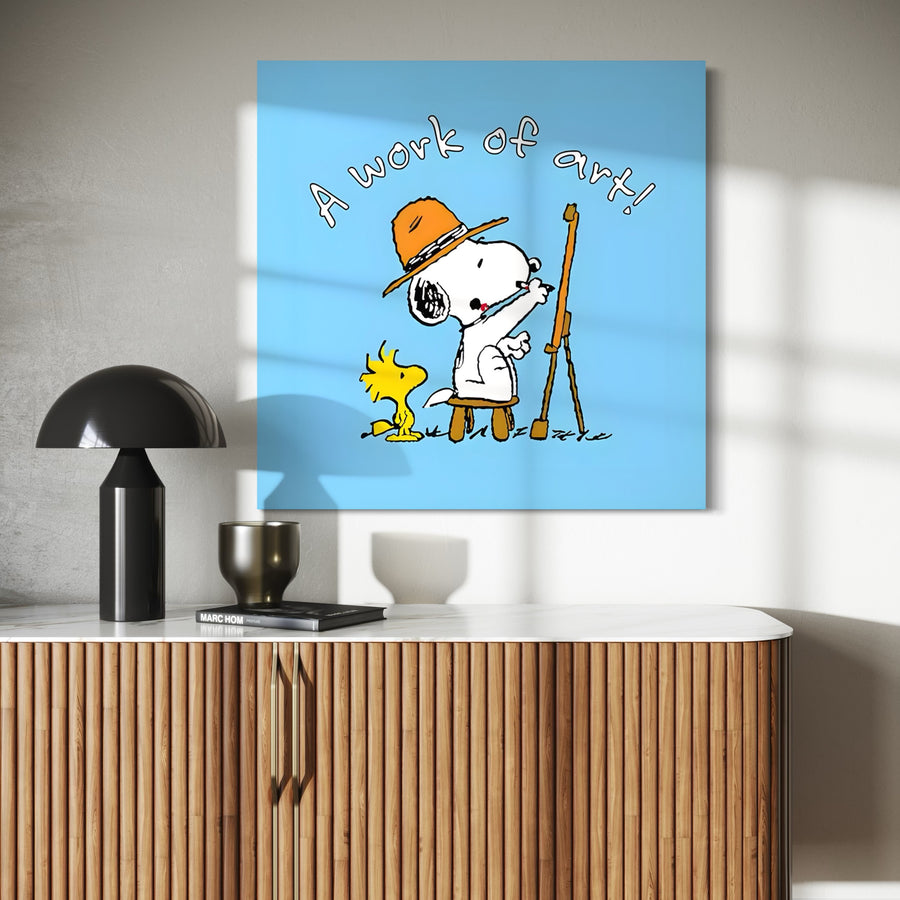 Opera d'arte di Snoopy - Decorazione d'interni