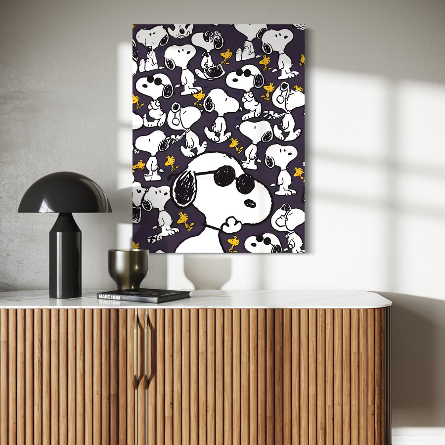 Snoopy Cool Pattern - Original wall decor