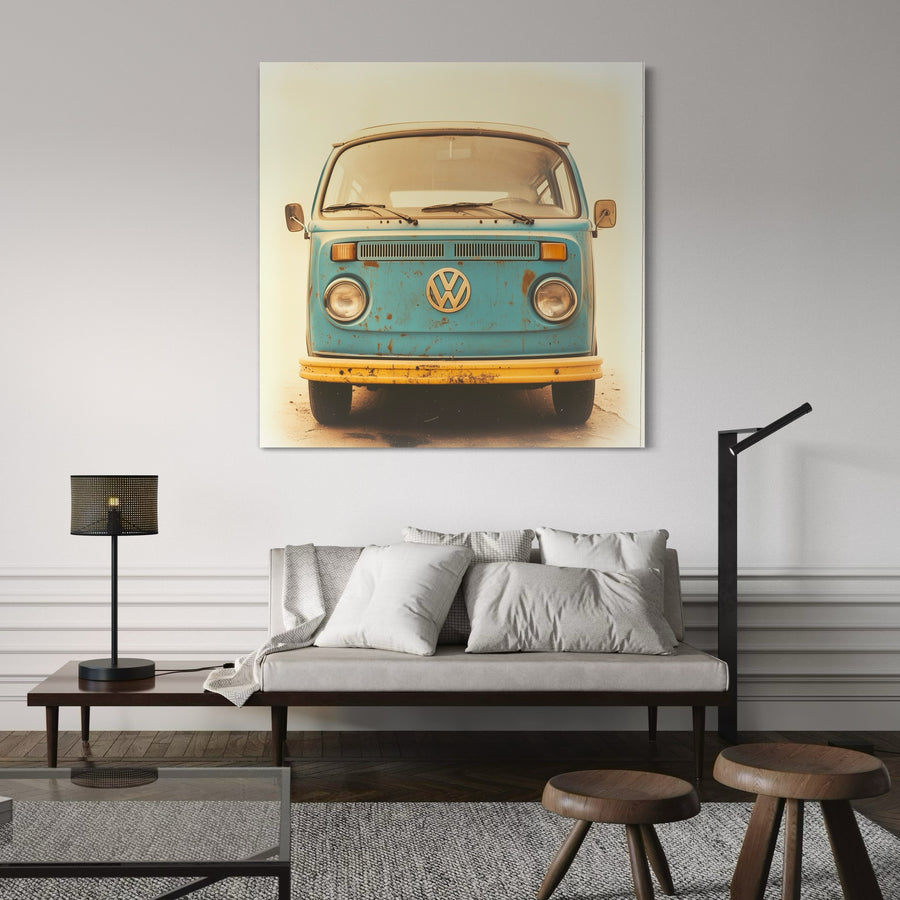 Tableau Volkswagen Combi Vintage - Cadre Mural Moderne