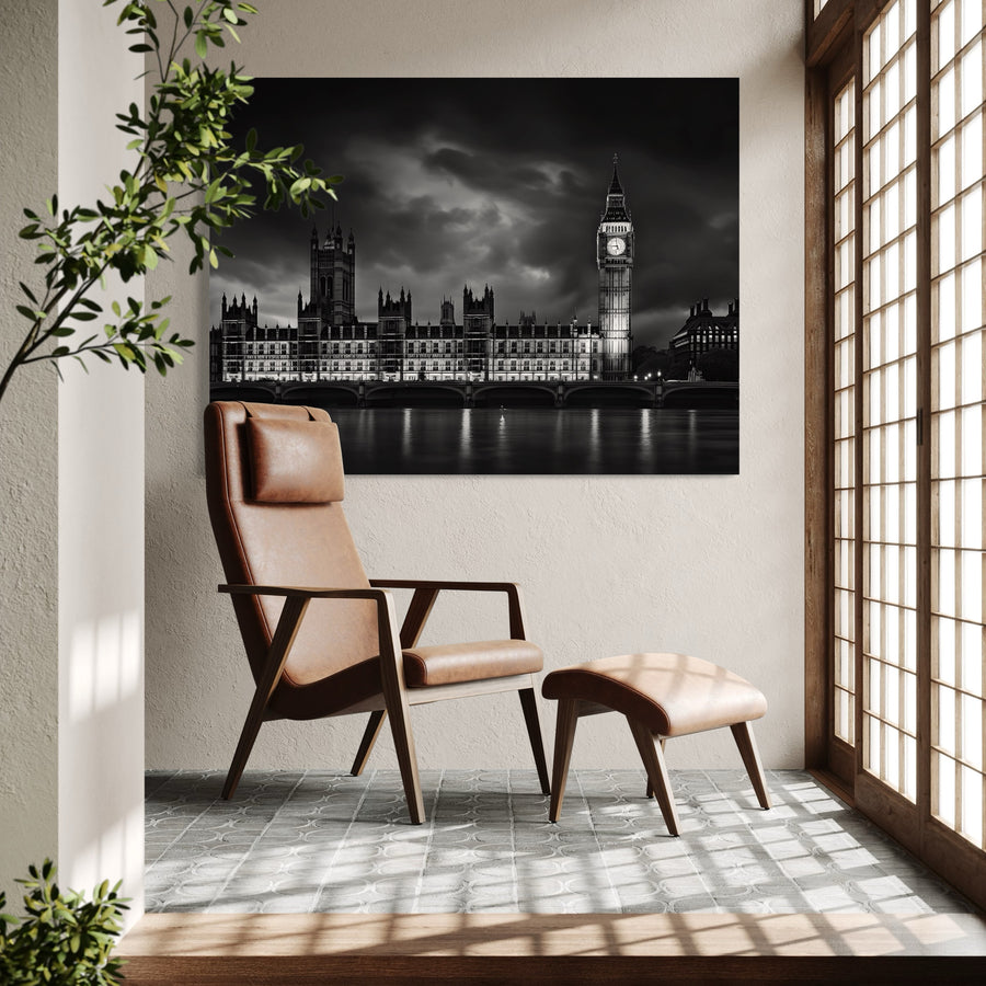 Quadro Londra Westminster Tramonto - Cornice da parete moderna