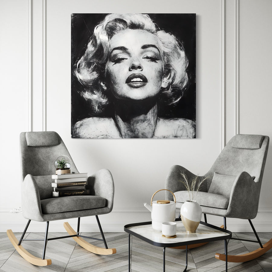 Tableau Marilyn Monroe - Noir et Blanc
