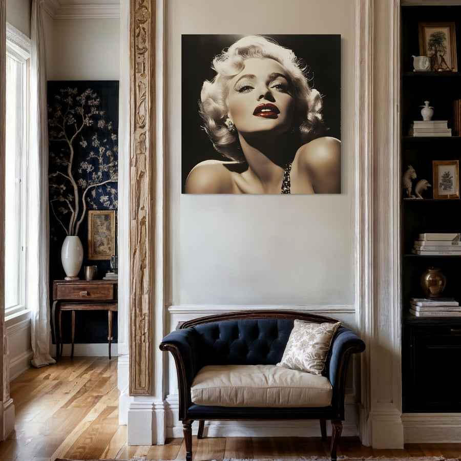 Painting Marilyn Monroe -Classical