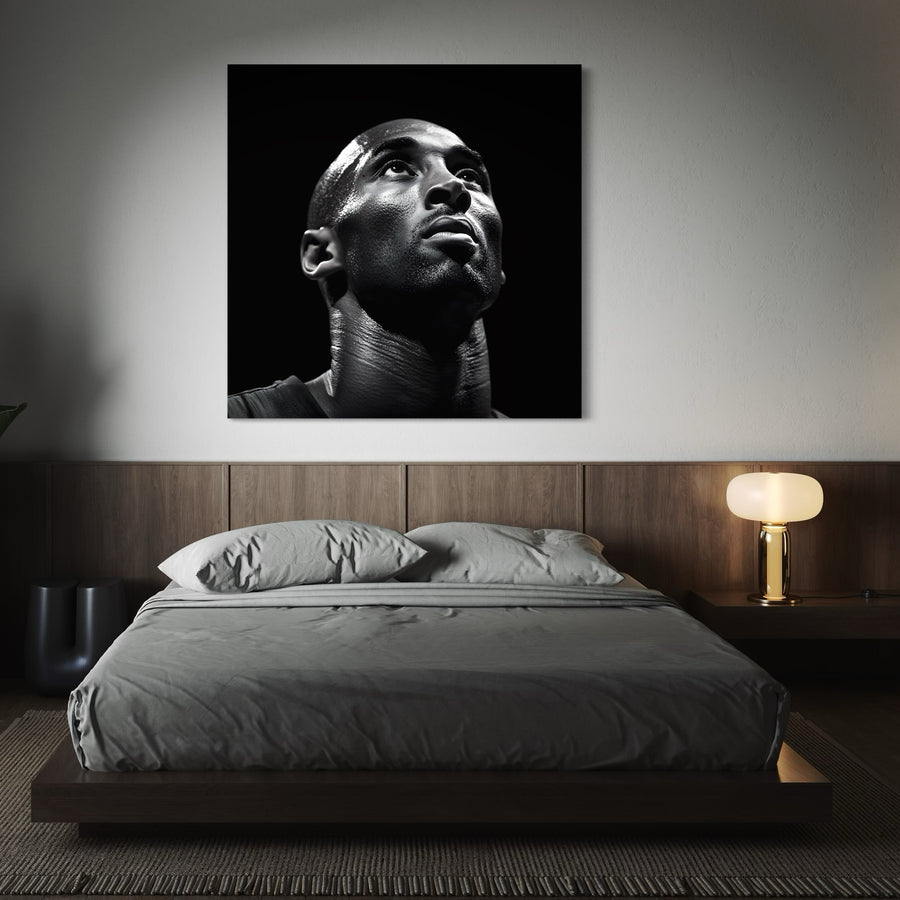 Tableau NBA Kobe Bryant Portrait – Décoration Murale Moderne