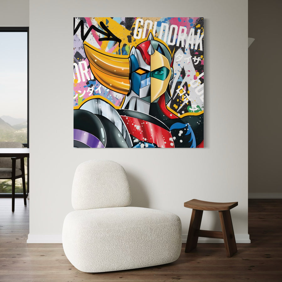 Goldorak Portrait - Decorazione Murale Design