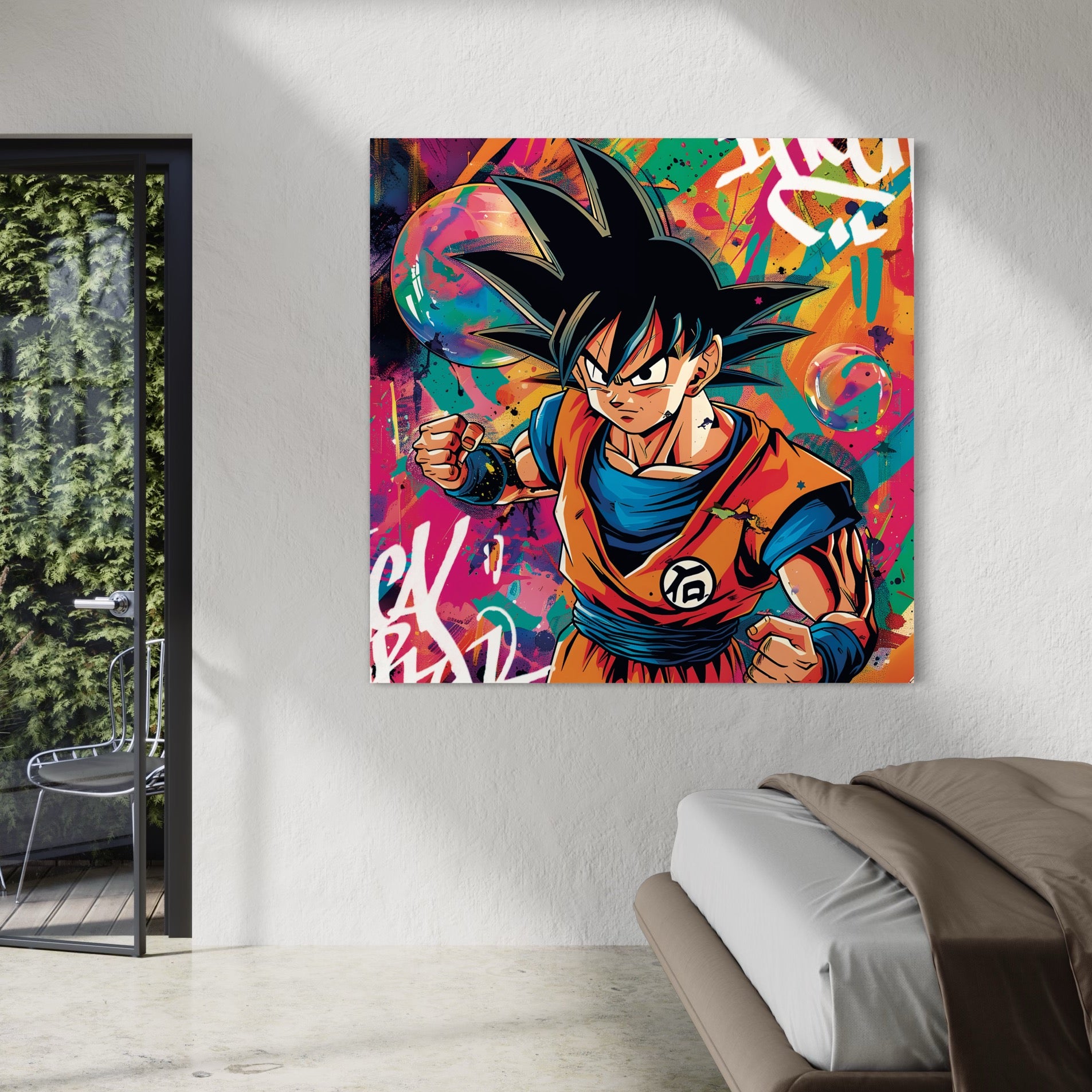 Tableau Dragon Ball Z - Goku Coloré - Décoration Murale Inspirante - Fabulartz.fr 