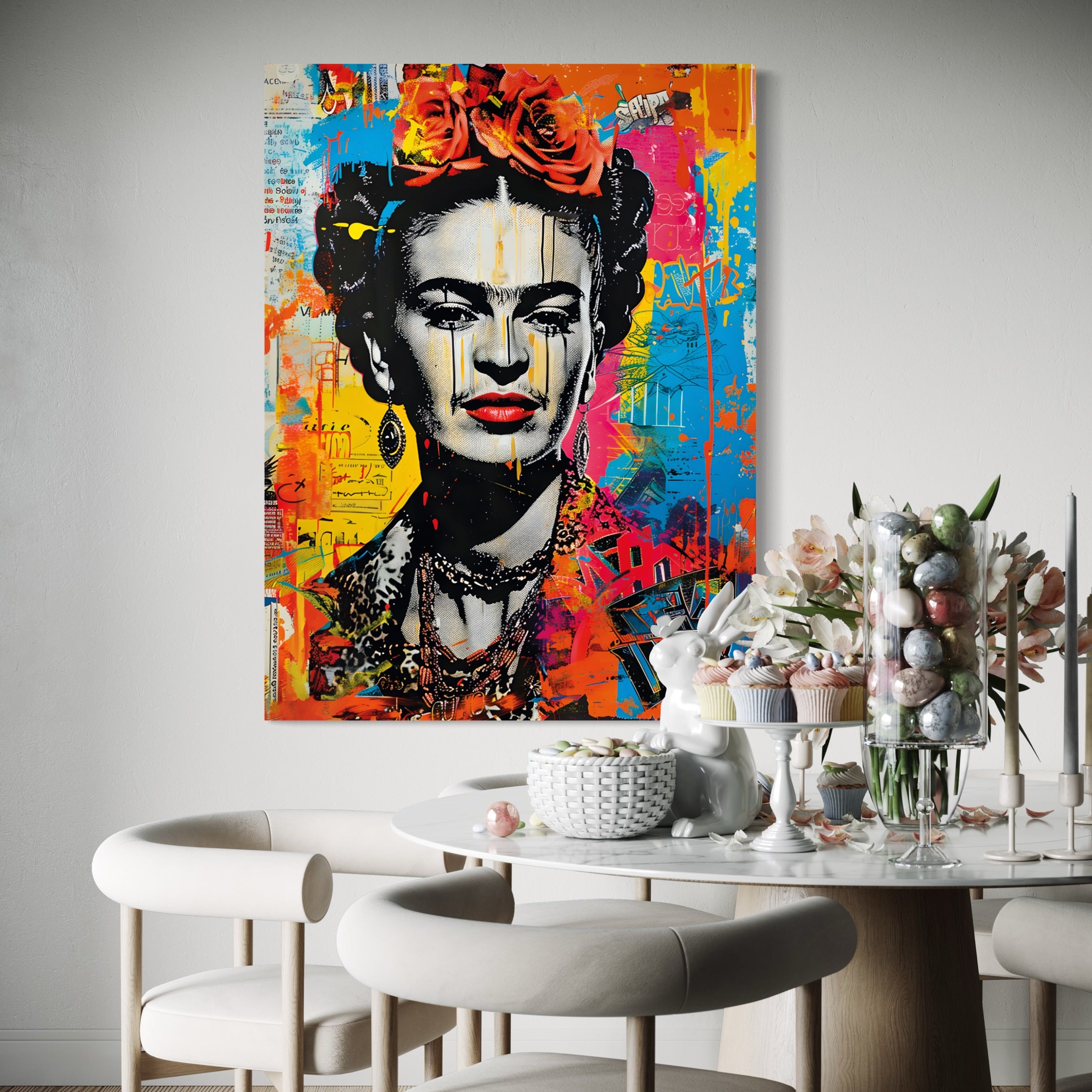 Tableau Déco Frida Kahlo - Décoration Murale Design - Fabulartz.fr 