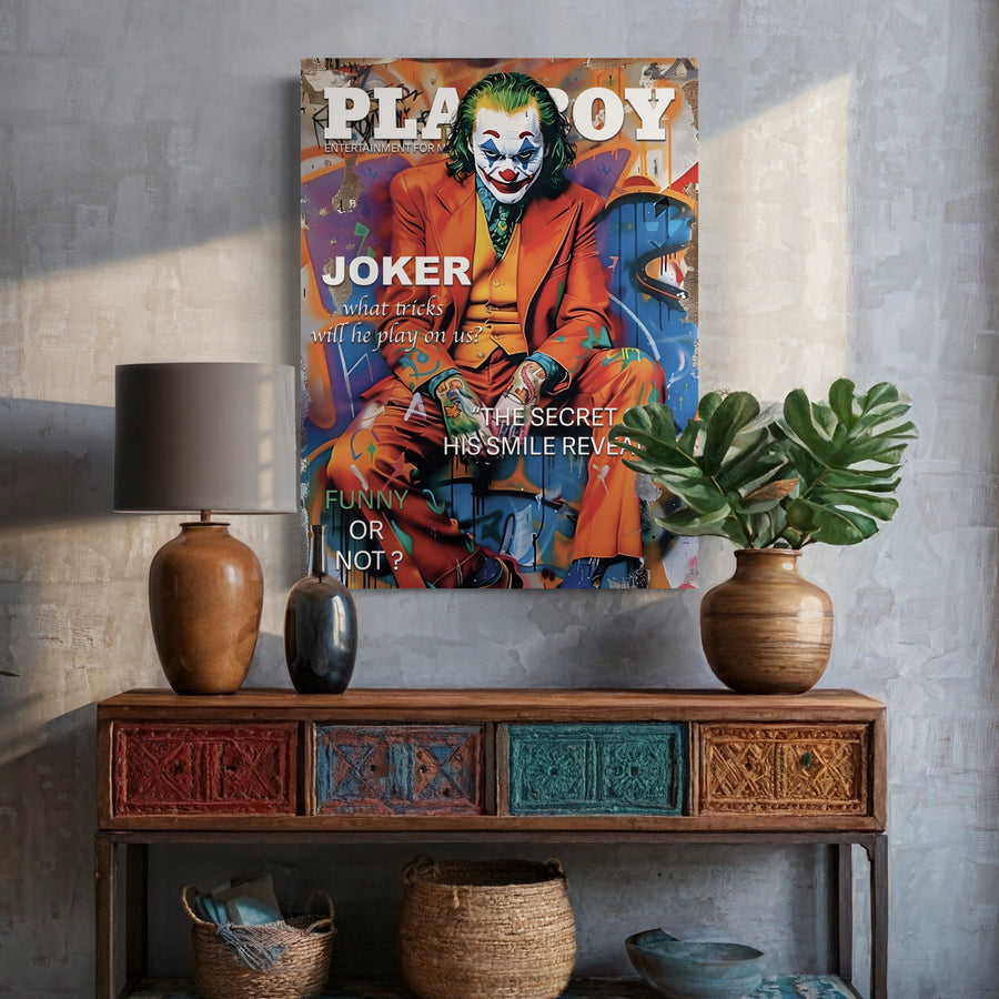 Tableau Playboy Joker - Tableau Déco