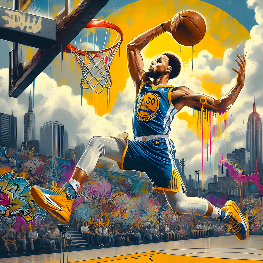 Tableau NBA Stephen Curry Warriors – Déco Murale Design