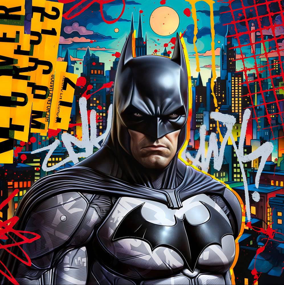 Batman - Tabeau Pop Art - Fabulartz.fr 