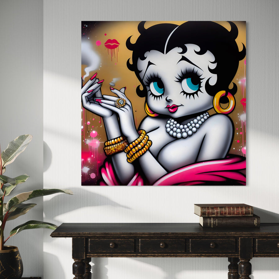 Tableau Pop Art Betty Boop - Décoration Murale Design