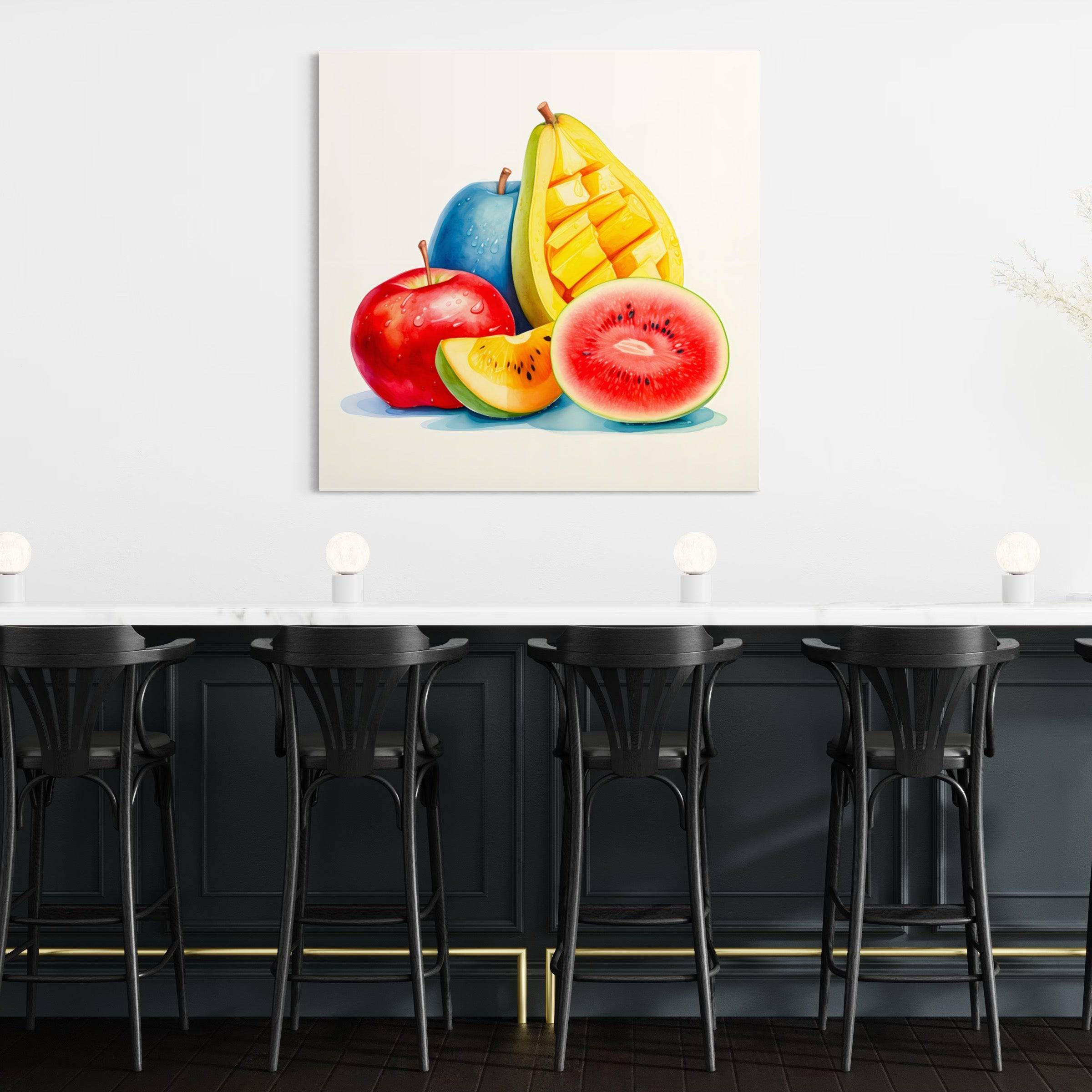 Cadre Déco Cuisine - Mélange Fruitier Juteux - Fabulartz.fr 