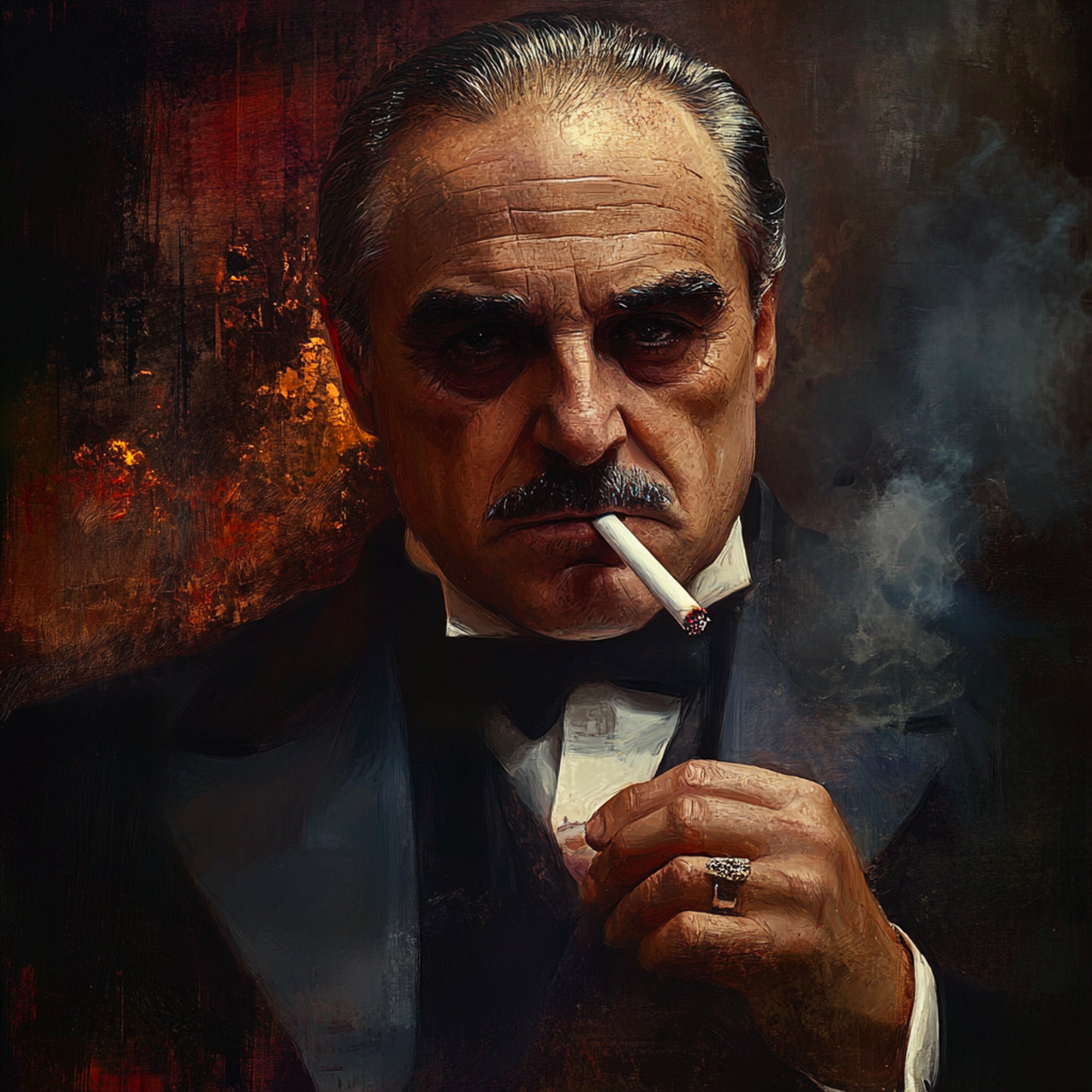 Tableau Mafia - Vito Corleone - Décoration Murale - Fabulartz.fr 