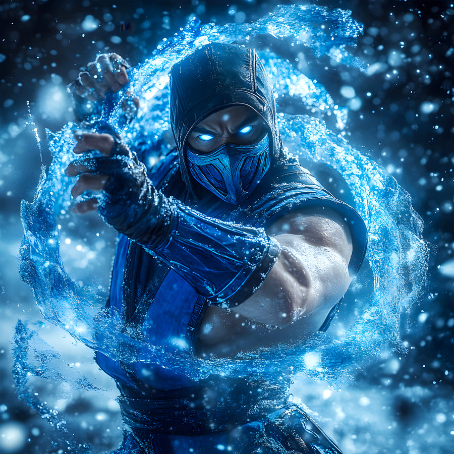 Tableau Mortal Kombat Maître des Glaces - Cadre Déco