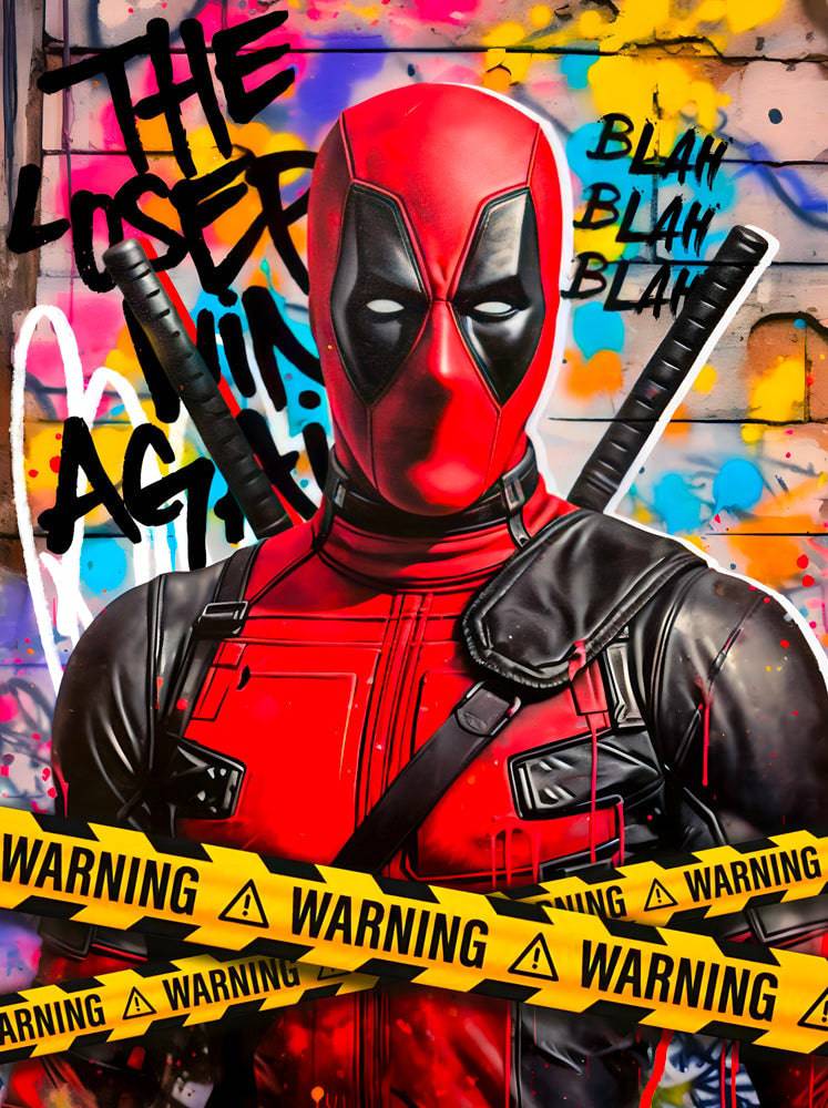 Deadpool - Tableau Pop Art - Fabulartz.fr 