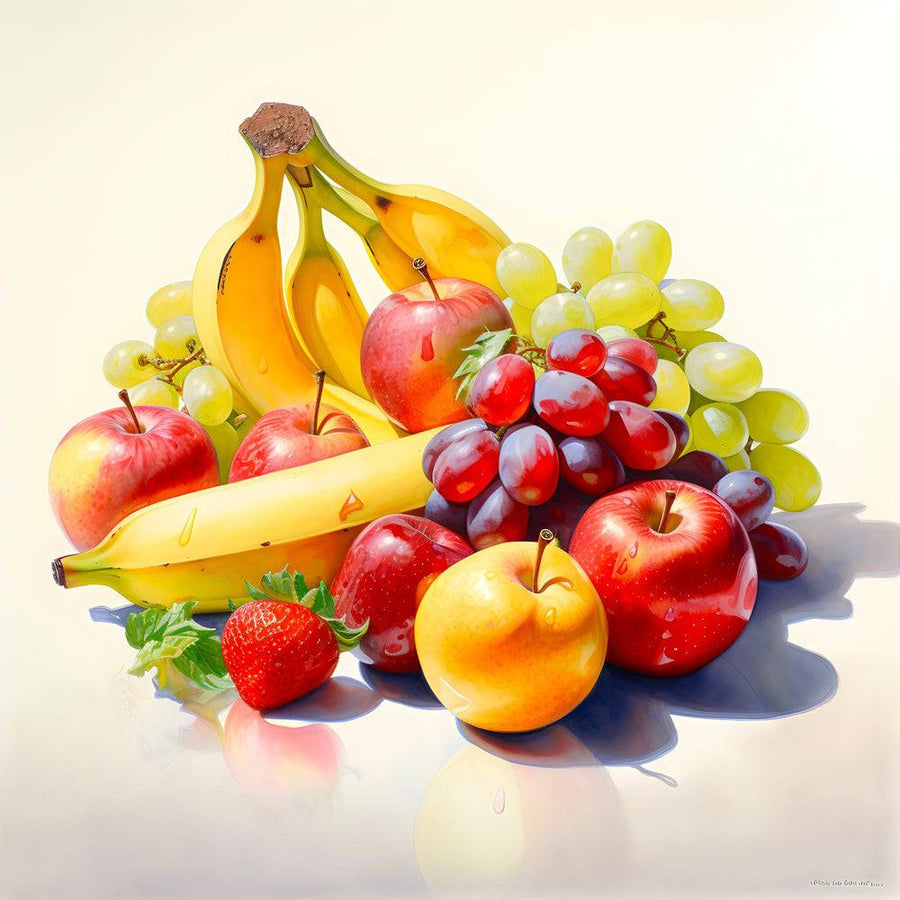 Tableau Cuisine "Festin Fruité" - Décoration Murale Moderne