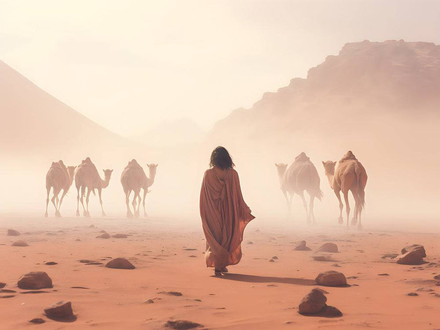 Immagine Spedizione nel deserto - Decorazione murale esotica