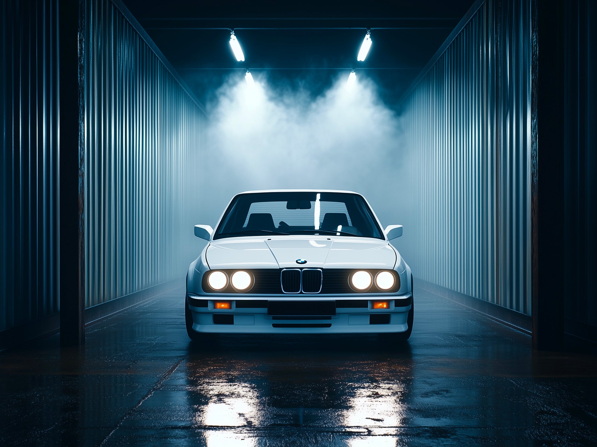 Tableau BMW Blanc - Décoration Murale Design Moderne - Fabulartz.fr 
