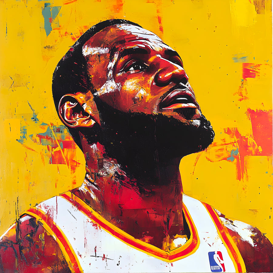 Tableau NBA LeBron James Lakers – Décoration Murale Design