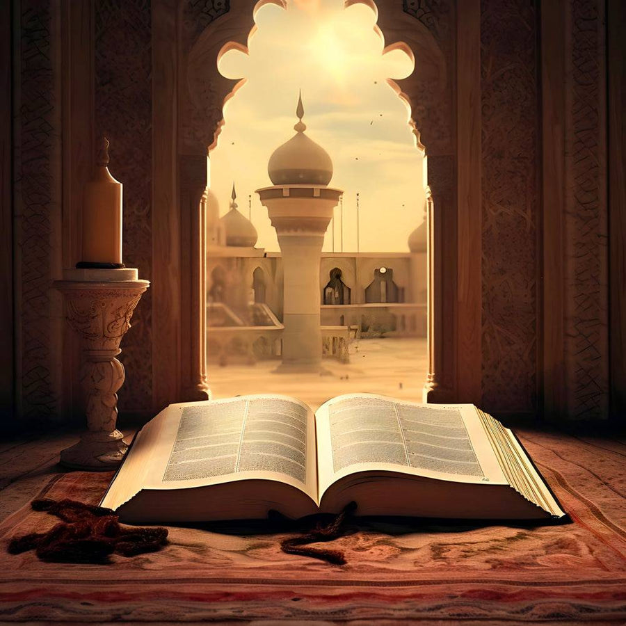 Tableau Islam Fenêtre Spiritualité - Décoration Murale Apaisante