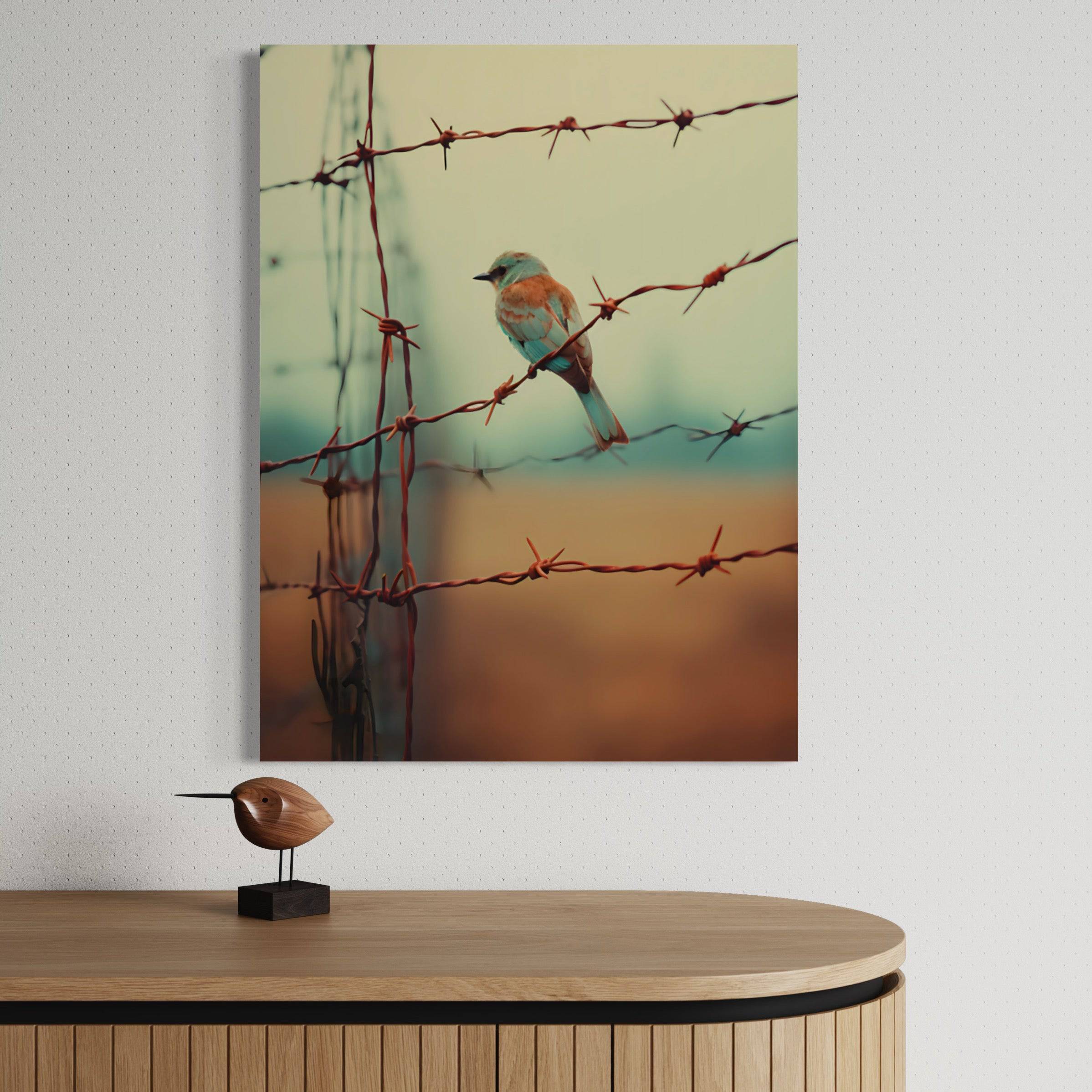 Freedom in Contrasts - Tableau d'un Oiseau - Fabulartz.fr 