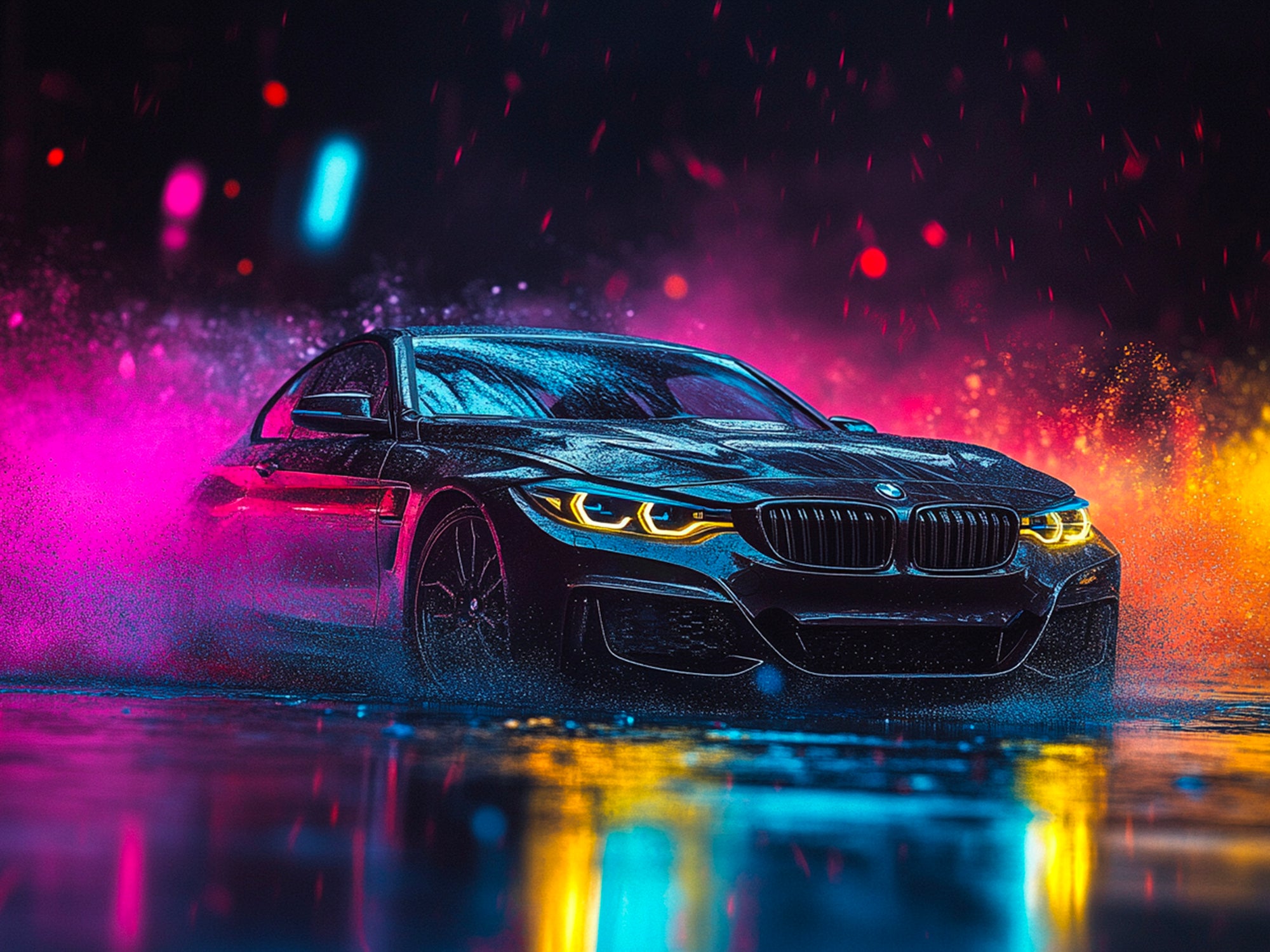 Tableau BMW Noir - Décoration Murale Design - Fabulartz.fr 