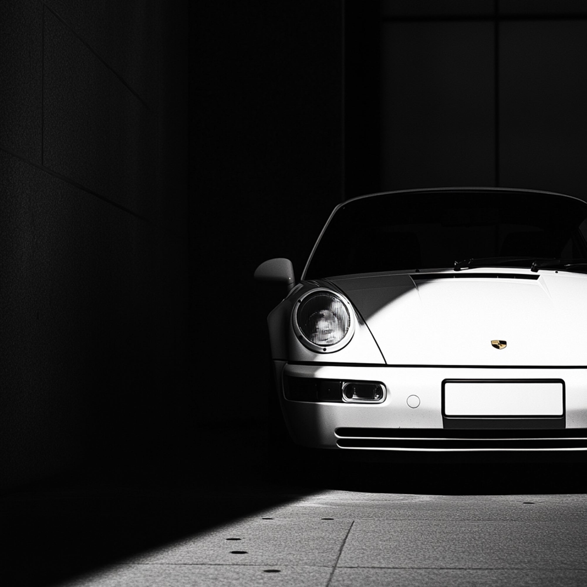 Tableau Porsche en Ombres – Décoration Murale Design - Fabulartz.fr 