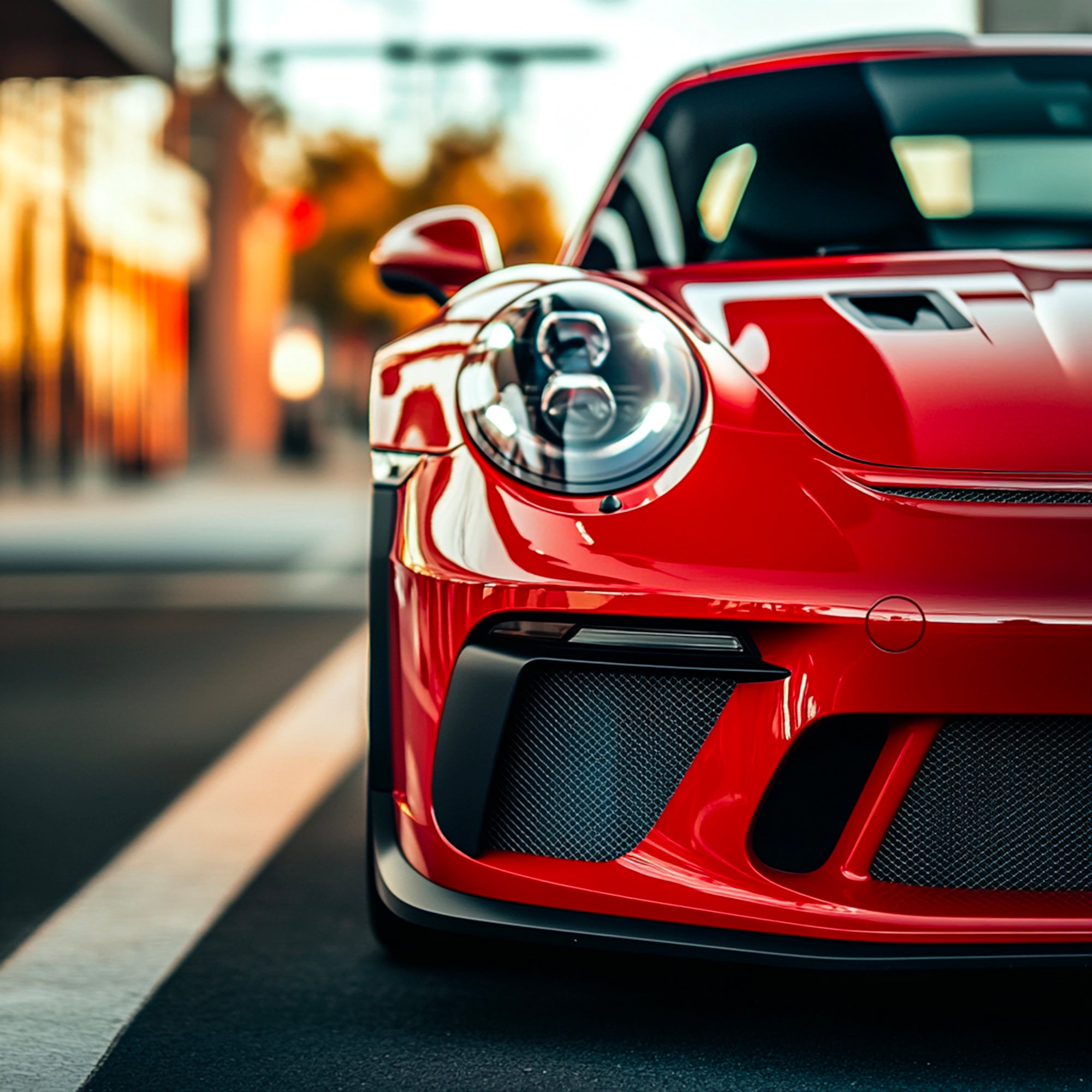 Tableau Porsche Rouge Intense – Décoration Murale Design - Fabulartz.fr 
