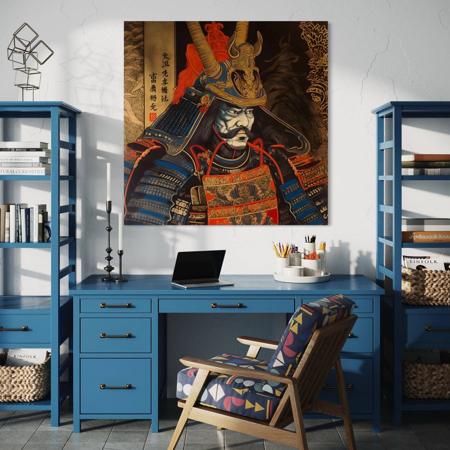 Quadro giapponese Il guerriero shogun - Maestosa decorazione murale