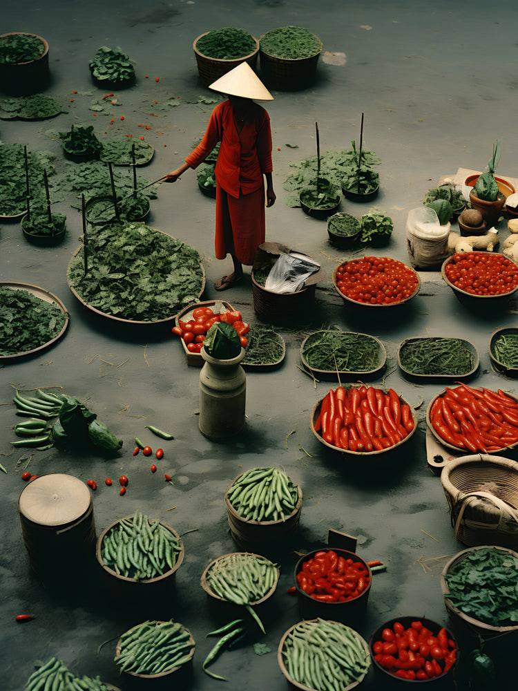 Le Maître du Marché - Tableau Photographie - Fabulartz.fr 