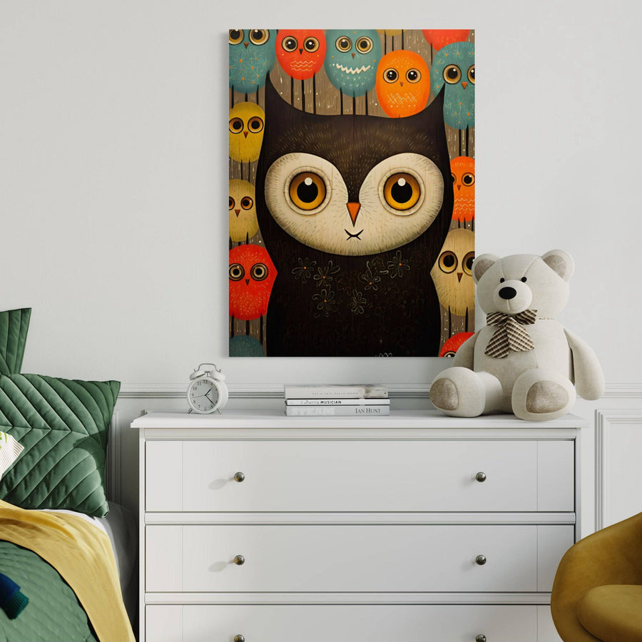 Tableau Enfant Les Yeux De La Forêt - Décoration Murale Captivante
