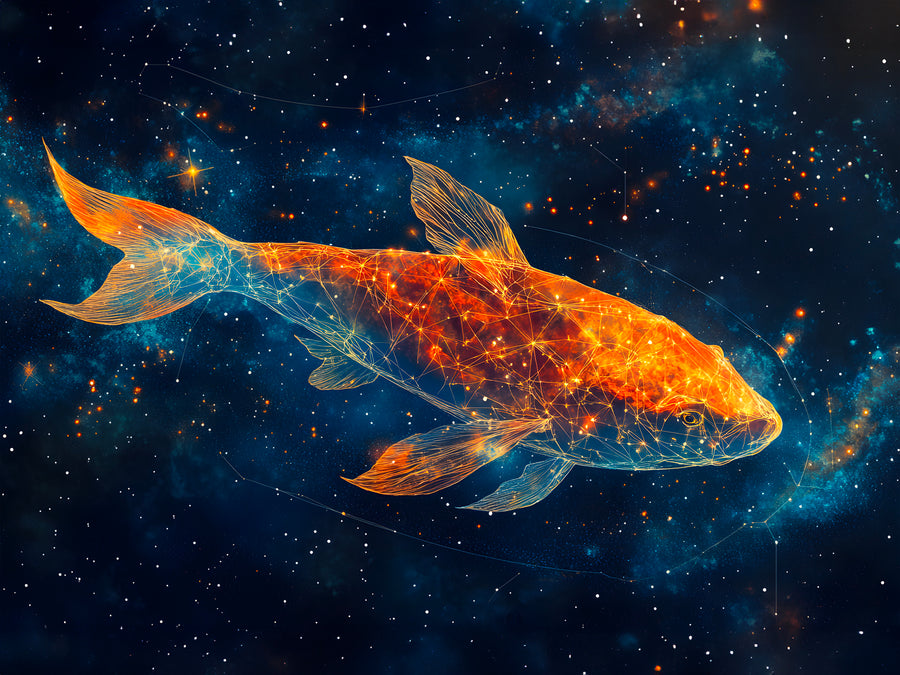 Astrological sign of Pisces - Wall decoration