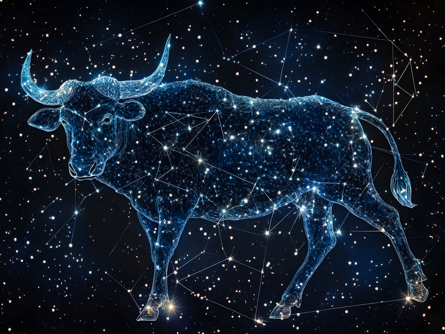 Segno astrologico Costellazione del Toro - Cornice decorativa