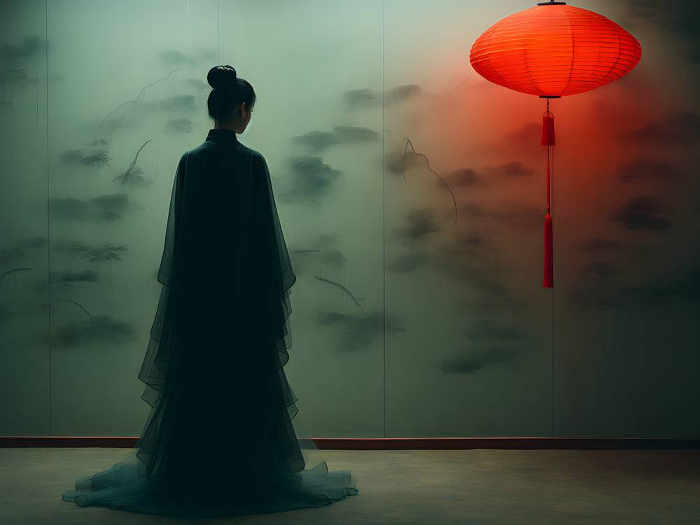 Luminous Reverie - Tableau d'une Geisha - Fabulartz.fr 