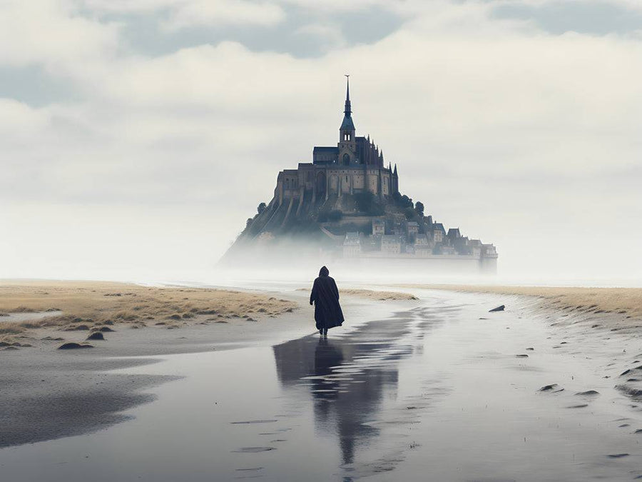 Mont Saint-Michel Majesty - Historical wall decor