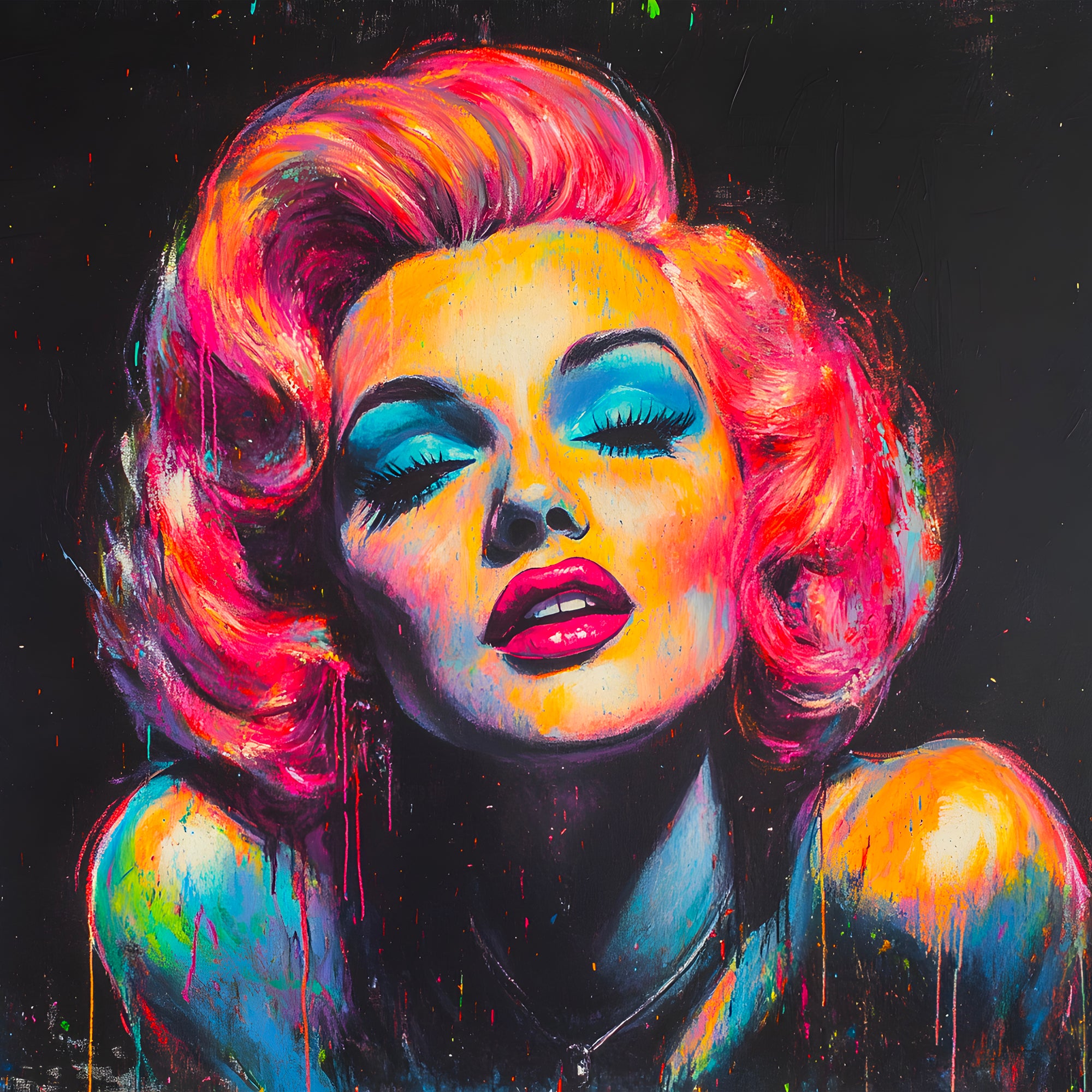 Tableau Marilyn Monroe - Glow - Fabulartz.fr 