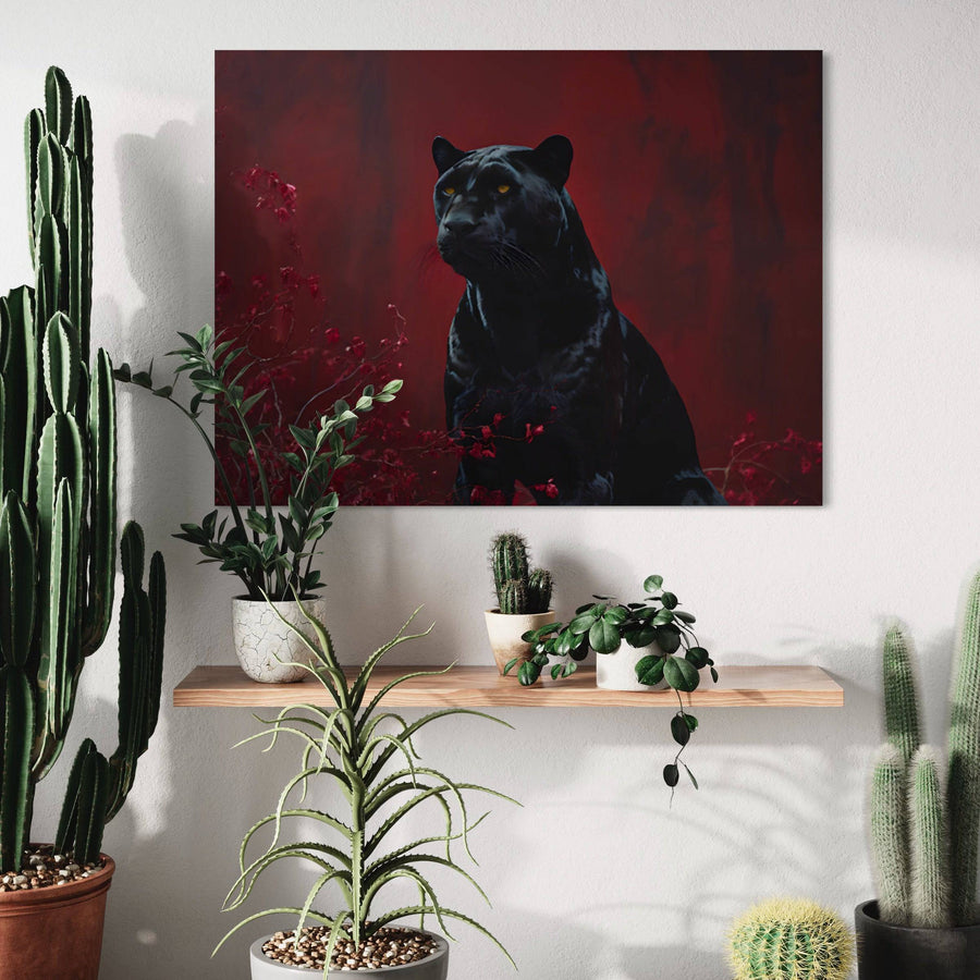 Picture Panther's Paradise - Elegant wall decoration