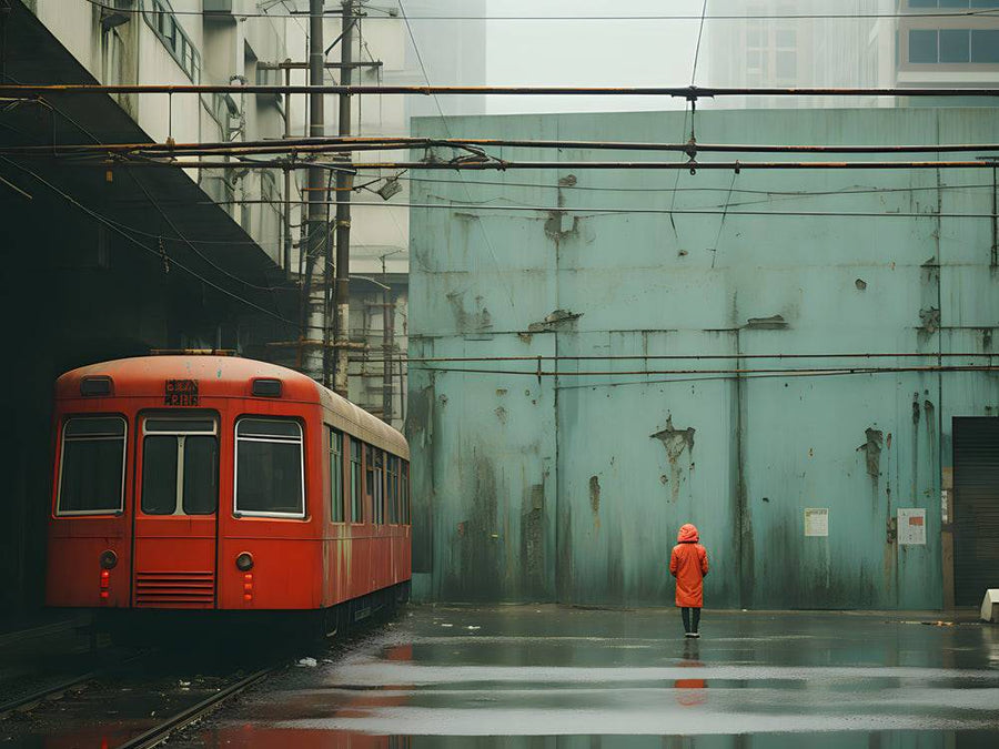 Tableau Photographie Réflexions Urbaines - Industrial wall decor