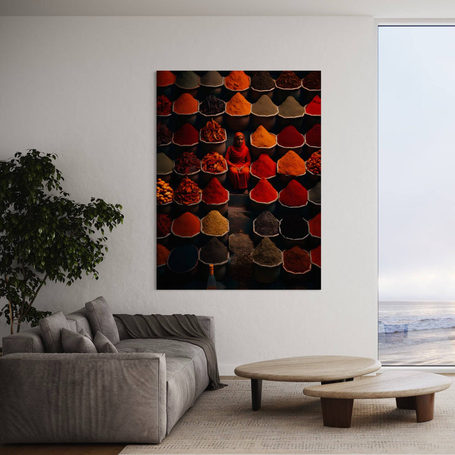 Tableau Photographie Spice Market Serenity - Décoration Murale Design