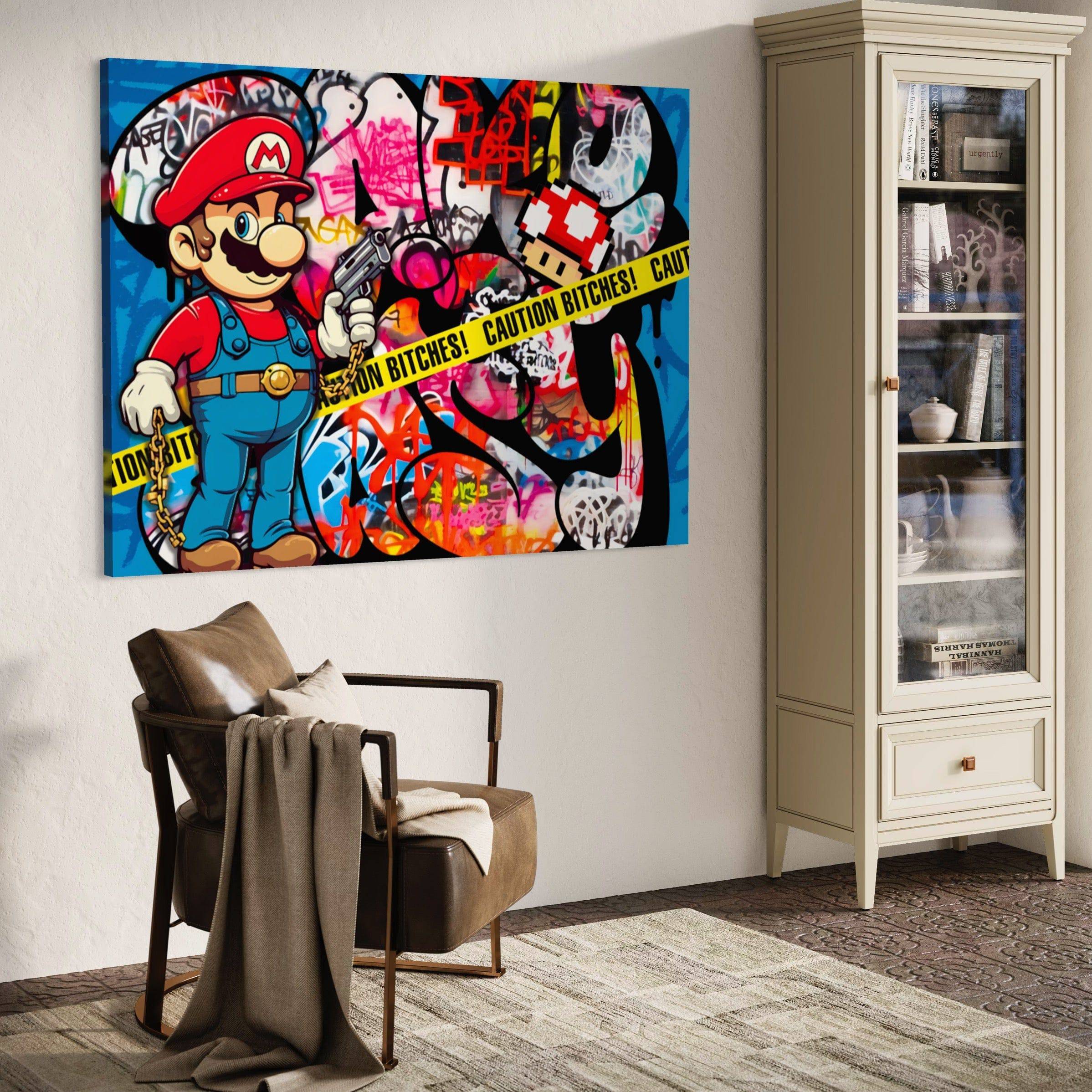 Super Mario - Tableau Pop Art - Fabulartz.fr 