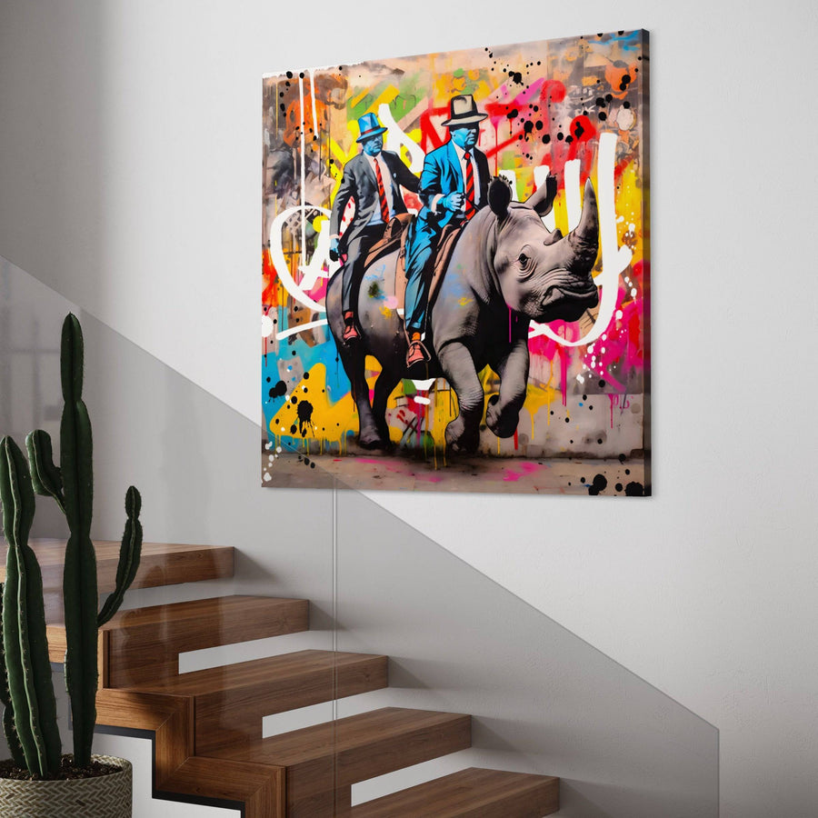 Tableau Éléphant Carnaval - Décoration Murale Moderne