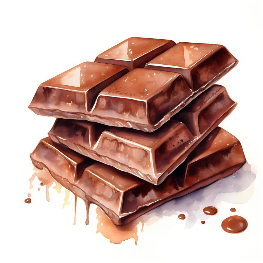 Tableau Cuisine "Gourmandise Chocolatée" - Décoration Murale Design