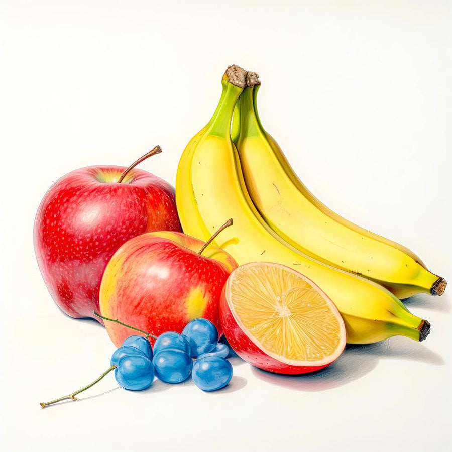 Tableau Cuisine "Fruits Vivifiants" - Colorful and modern picture frame