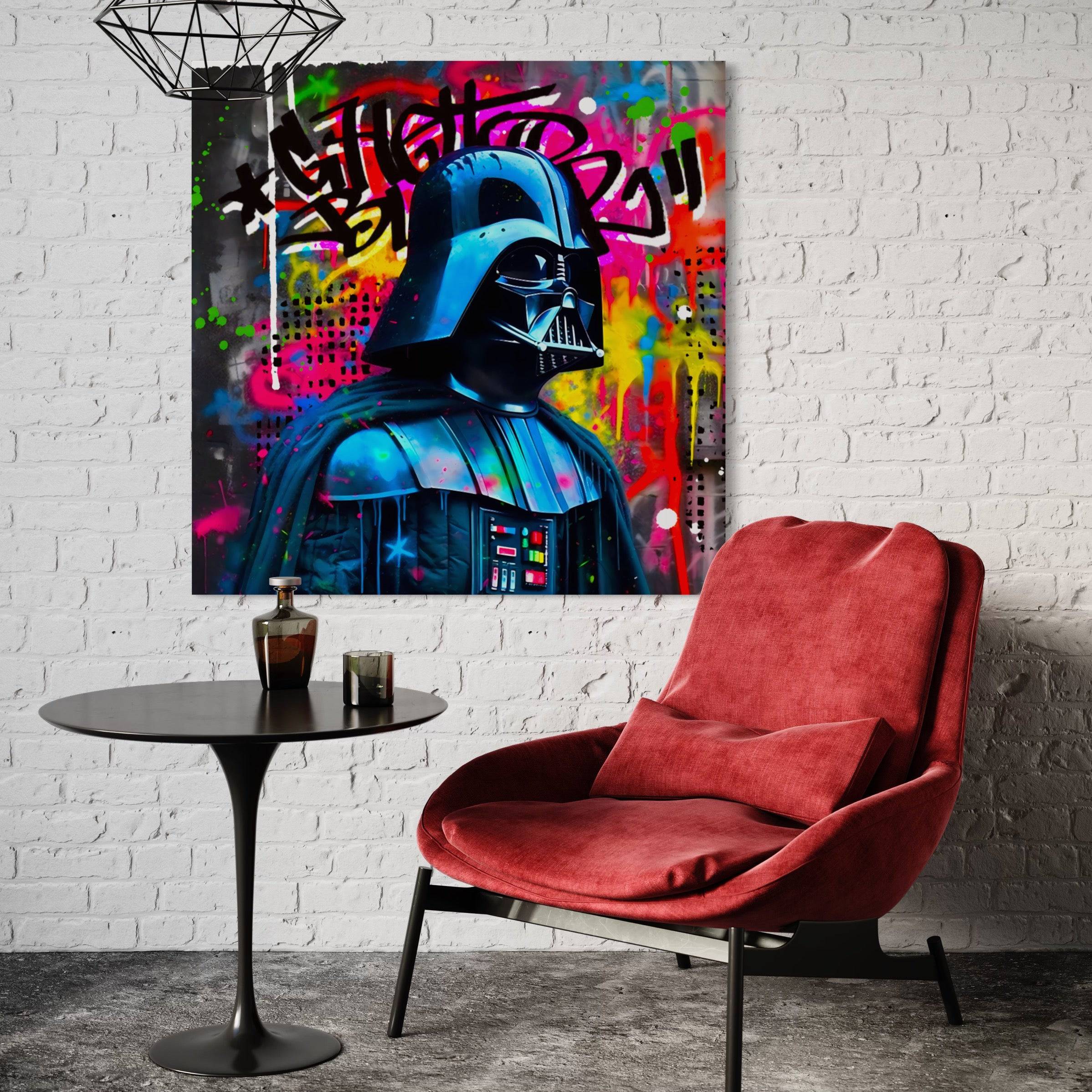 Tableau Dark Vador - Déco - Moderne - l'autorité de l'Étoile Noire - Fabulartz.fr 